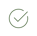 green icon of tick in a box