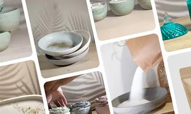 The Outpouring - variety of ceramic dishes